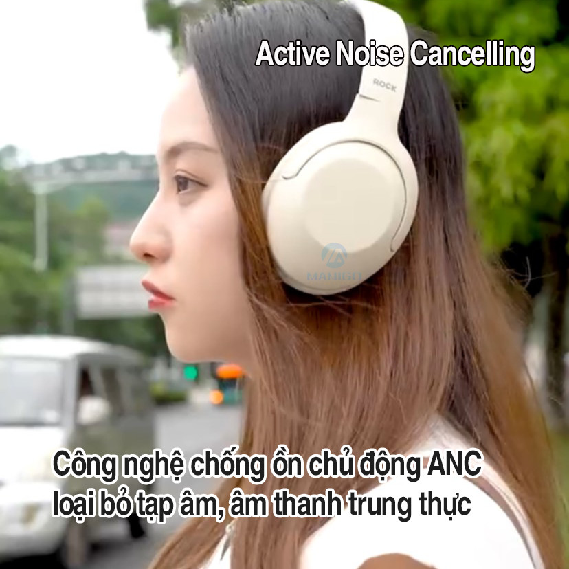 Mô tả Headphone Tai nghe bluetooth chụp tai không dây chống ồn chủ động ANC Rockspace O3 hàng chính hãng - 6