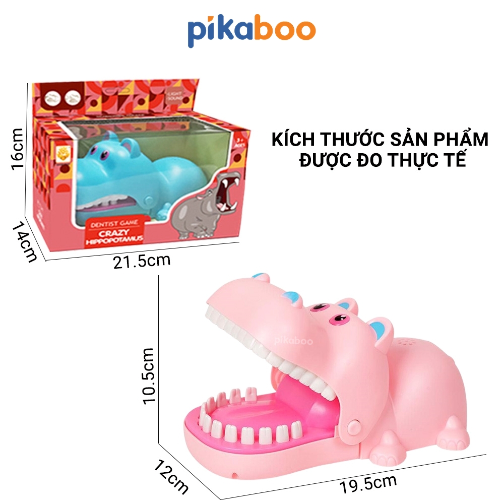 Mô tả Cá sấu cắn tay vui nhộn cho bé Pikaboo, đồ chơi khám răng cá sấu chất liệu an toàn cho trẻ từ 3 tuổi - 2