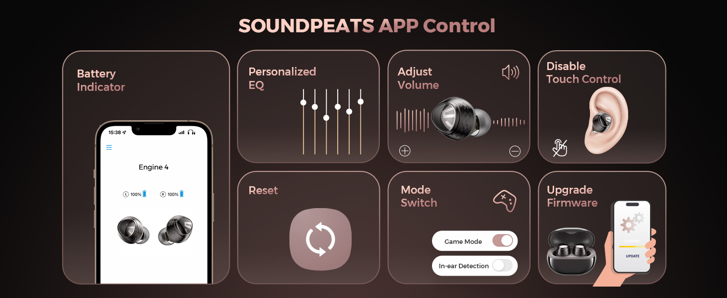 SoundPEATS Engine 4 kết nối 2 thiết bị