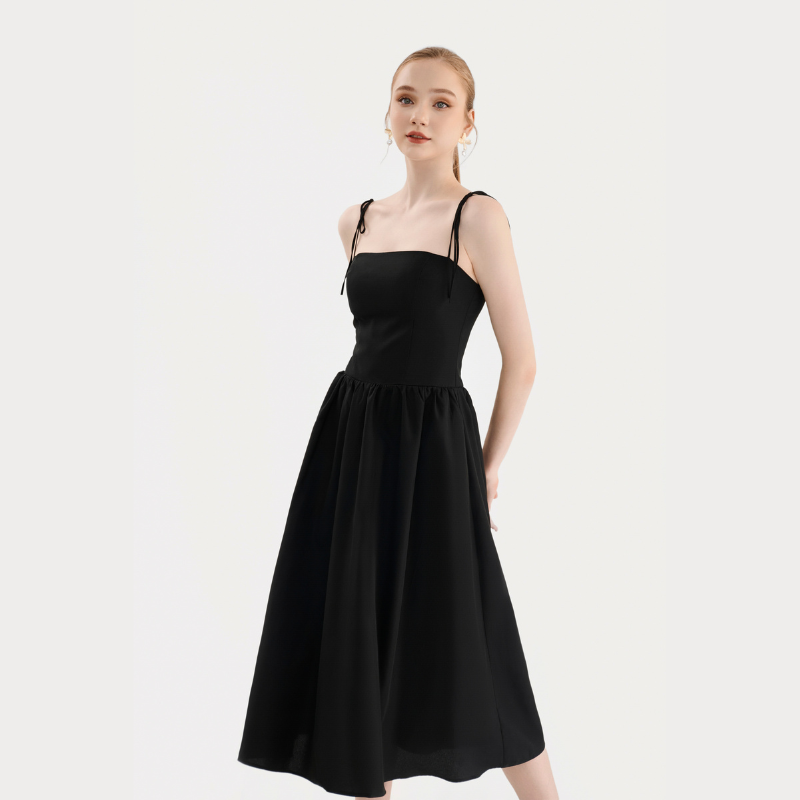 Mô tả Đầm 2 Dây MARC FASHION Kiểu Smocking Lưng - CBLH073123 - 4