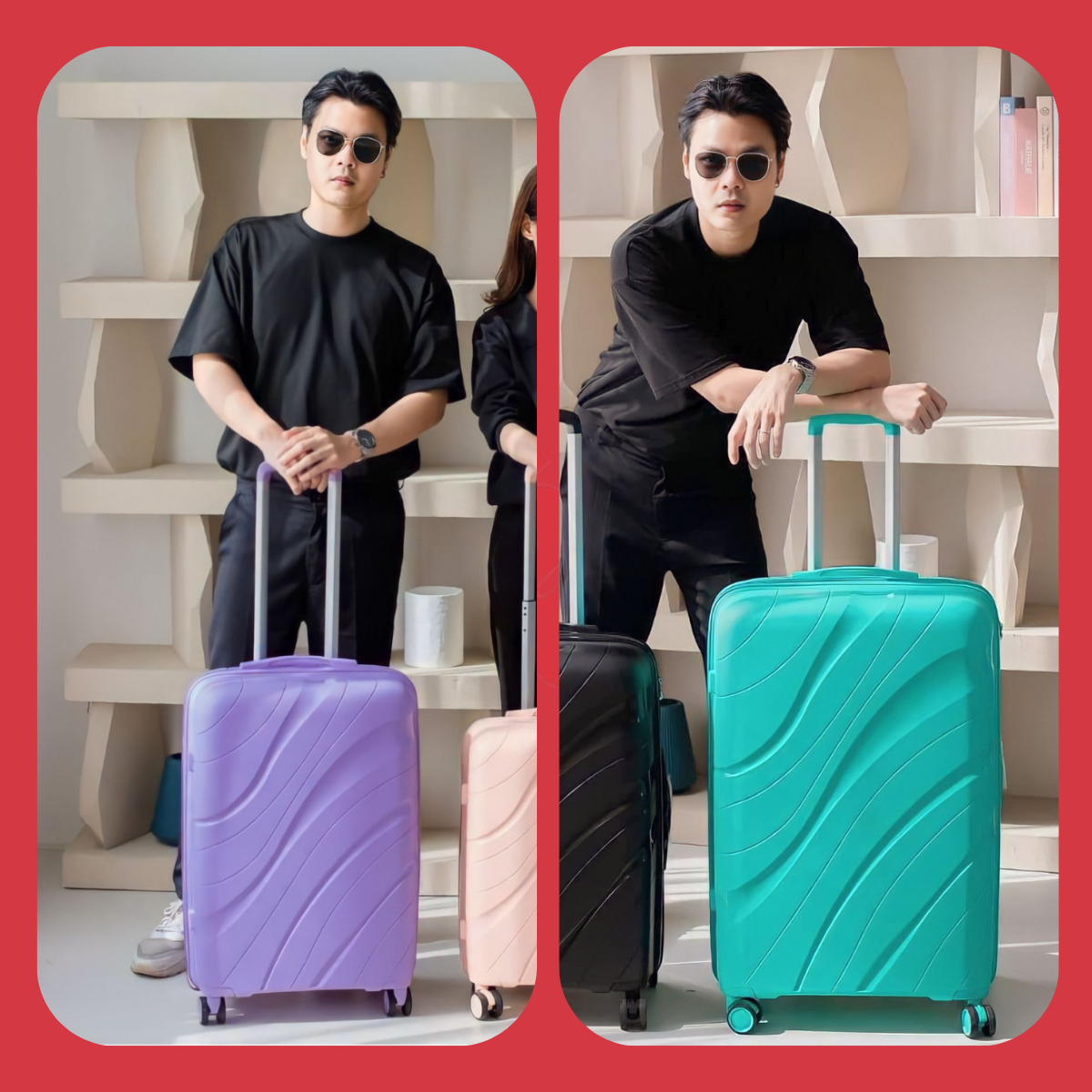 Mô tả Vali Du Lịch Nhựa PP02 Cao Cấp, Vali Kéo Chống Va Đập Size 28, Bảo Hành 5 Năm - 5