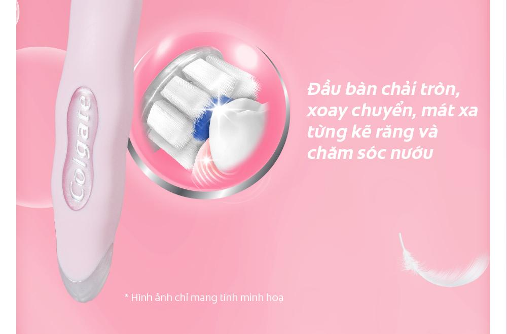Mô tả Bộ 2 Bàn chải Colgate Gentle Cushion Clean lông chải siêu dày, kháng khuẩn - 4