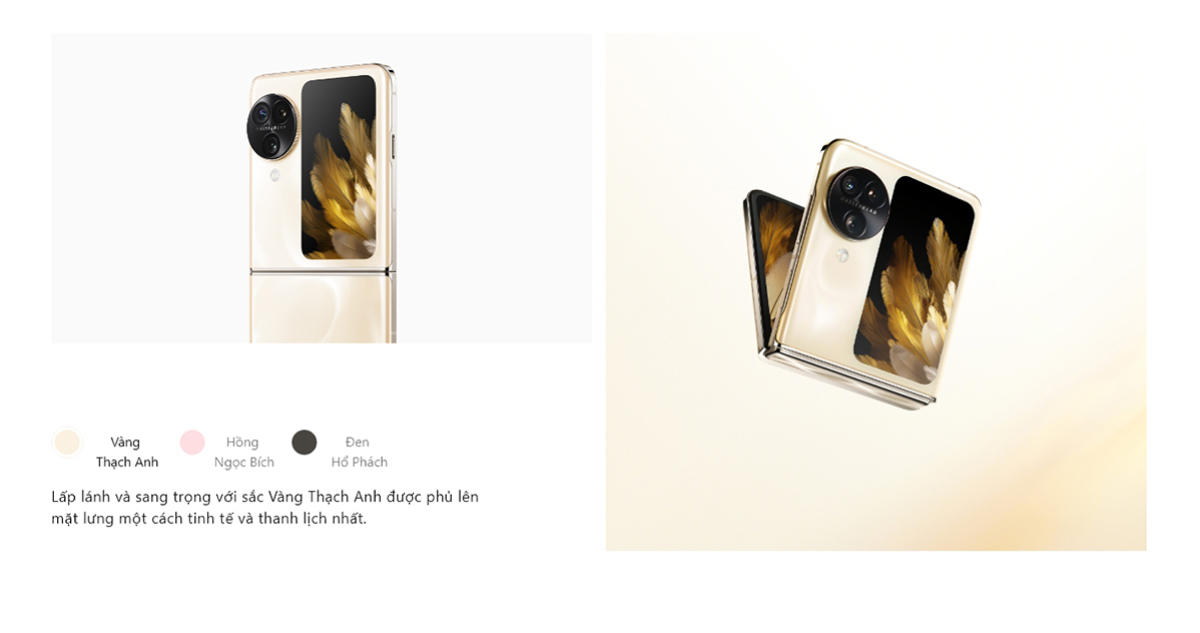 Mô tả Điện thoại OPPO FIND N3 FLIP (12GB/256GB) | Điện thoại gập phong cách | 3 Camera - Hàng chính hãng - 3