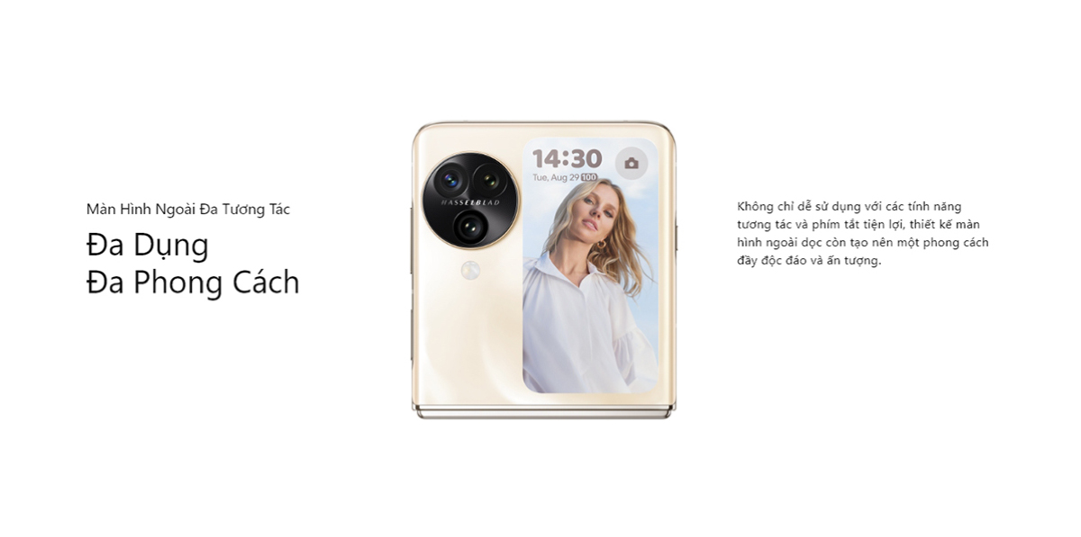 Mô tả Điện thoại OPPO FIND N3 FLIP (12GB/256GB) | Điện thoại gập phong cách | 3 Camera - Hàng chính hãng - 6