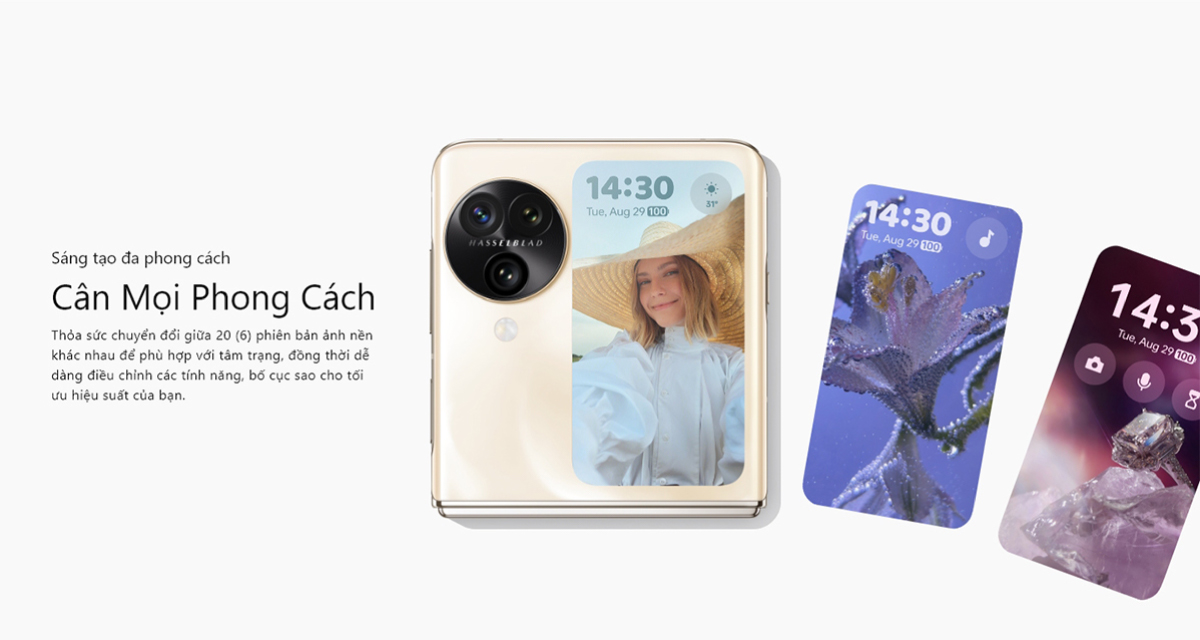 Mô tả Điện thoại OPPO FIND N3 FLIP (12GB/256GB) | Điện thoại gập phong cách | 3 Camera - Hàng chính hãng - 10