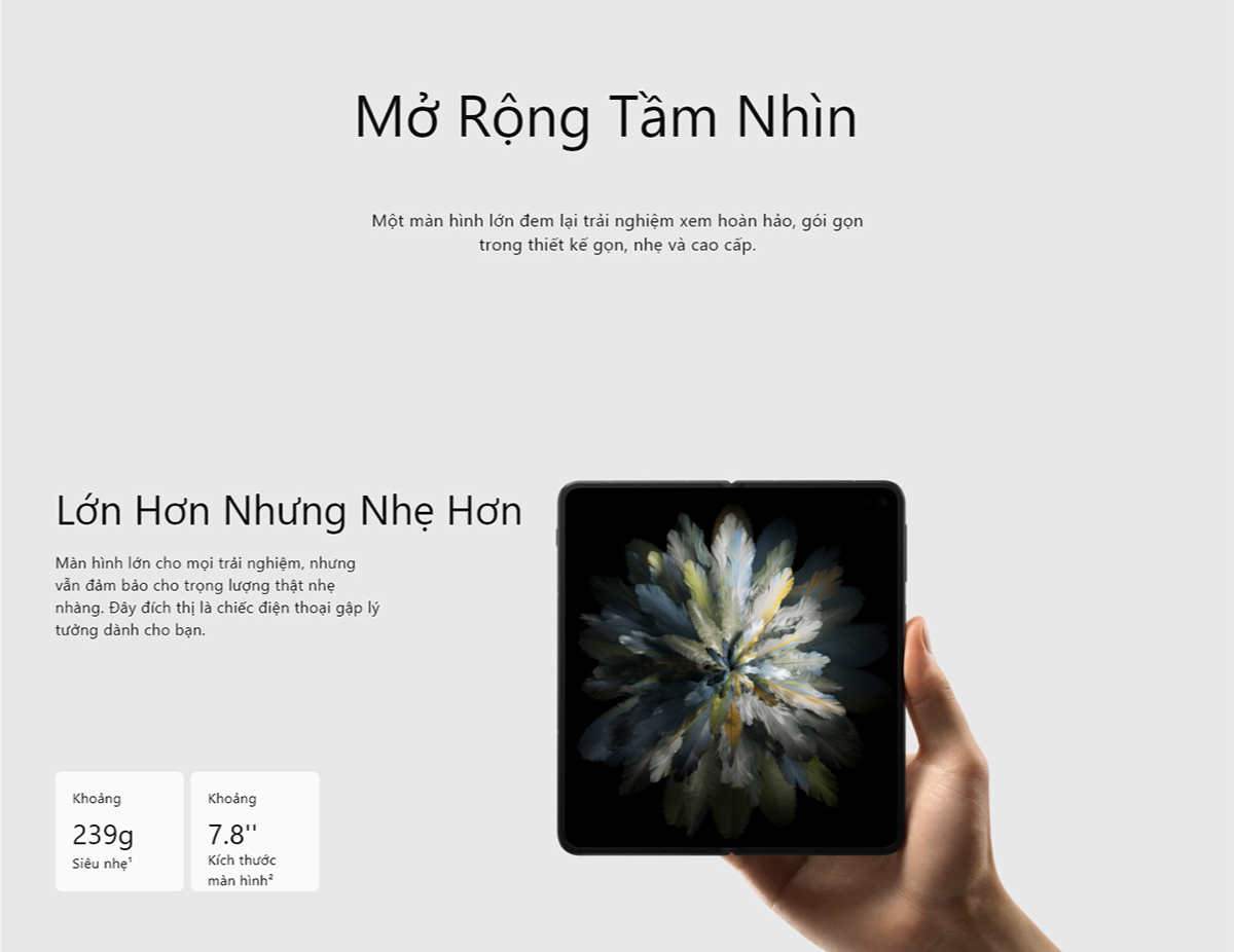 Mô tả Điện thoại OPPO FIND N3 (16GB/512GB) | Điện thoại gập đẳng cấp | Nếp gập tàng hình | Màn hình 2k - Hàng chính hãng - 2