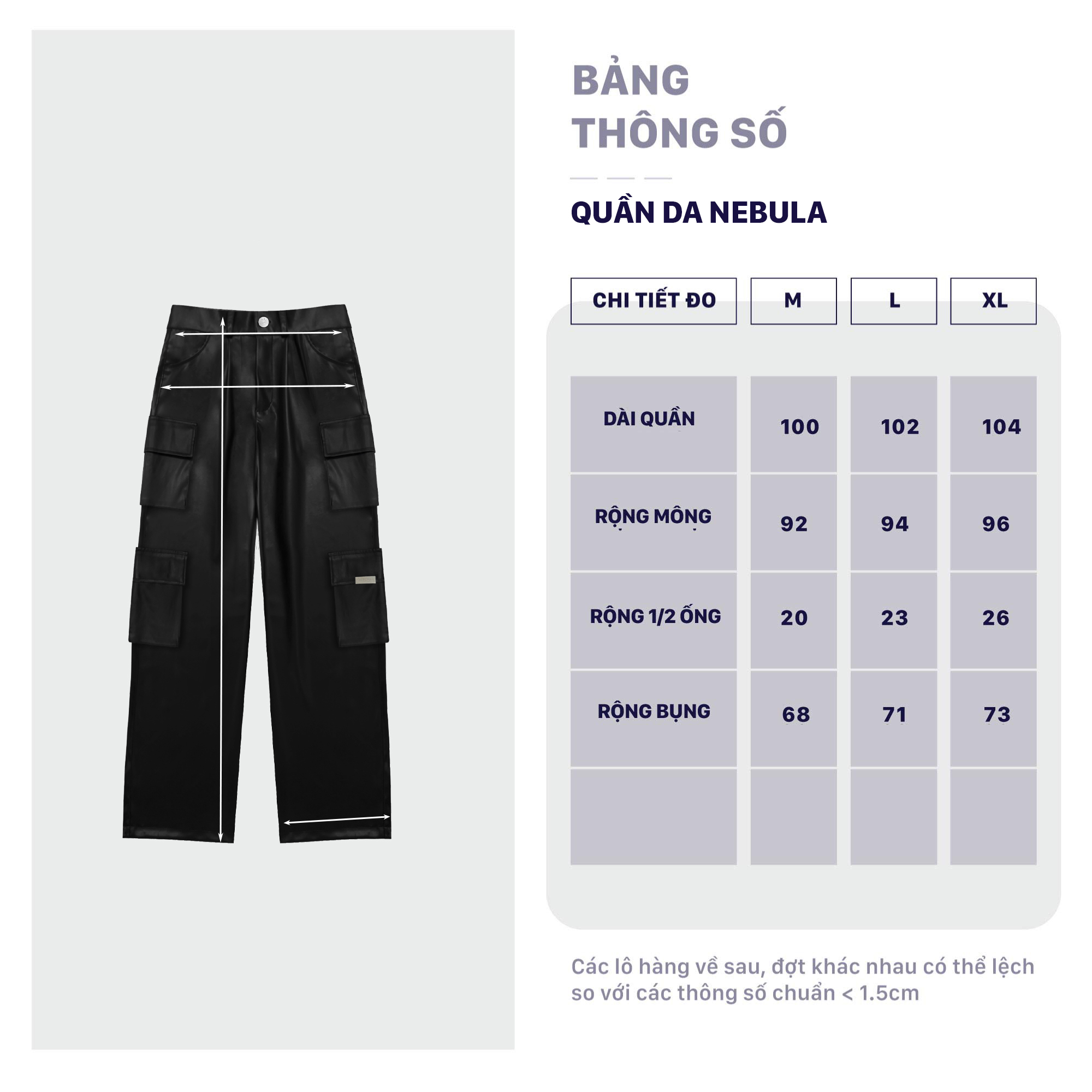 Quần Da Local Brand Nebula City Cycle ống suông form rộng unisex ...