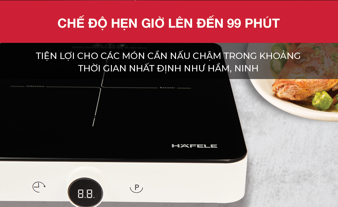 Mô tả Bếp từ đơn Hafele HSI-21FW - 536.61.990 - 5