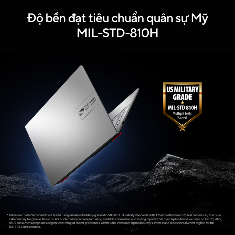 Mô tả Laptop Asus Vivobook Go 14 E1404FA-NK177W Ryzen 5 7520U | 16GB | 512GB | 14" FHD | AMD Radeon | Win 11 | Bạc BH 24 Tháng - 2