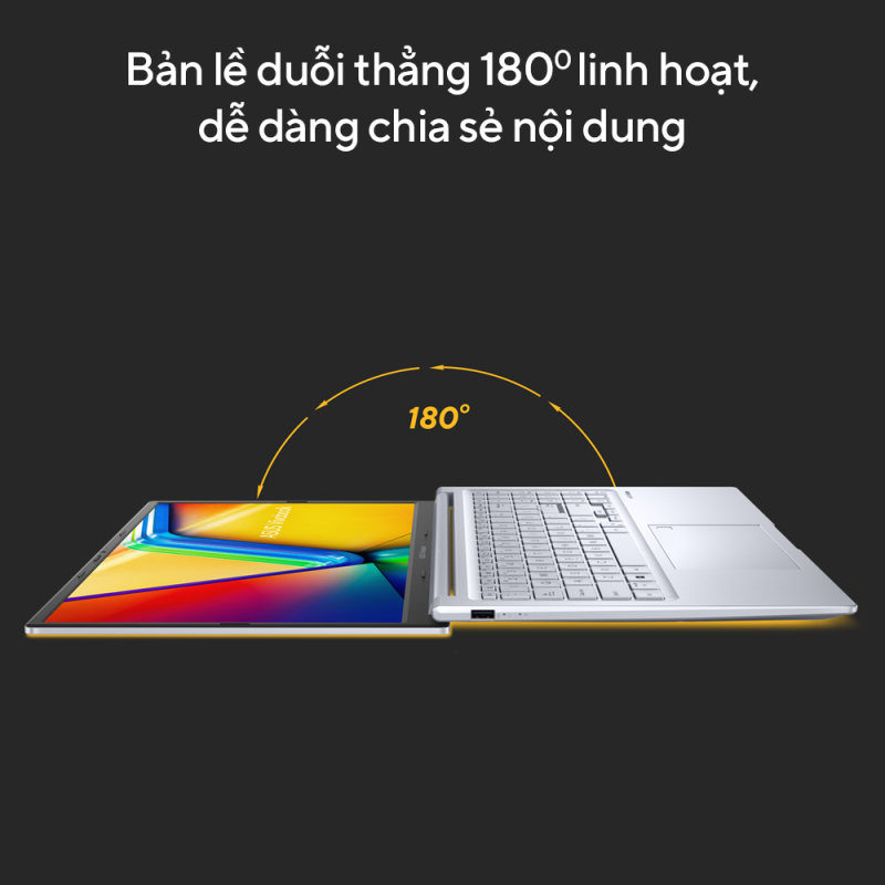 Mô tả Laptop Asus Vivobook Go 14 E1404FA-NK177W Ryzen 5 7520U | 16GB | 512GB | 14" FHD | AMD Radeon | Win 11 | Bạc BH 24 Tháng - 3