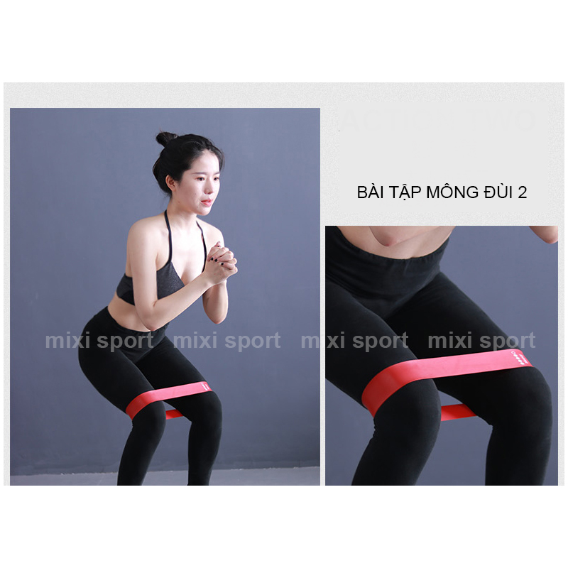 Mô tả Dây Kháng Lực Tập Mông MixSport Hô Trọ Tập Cơ Mông Đùi Tại Nhà DKL03 - 2