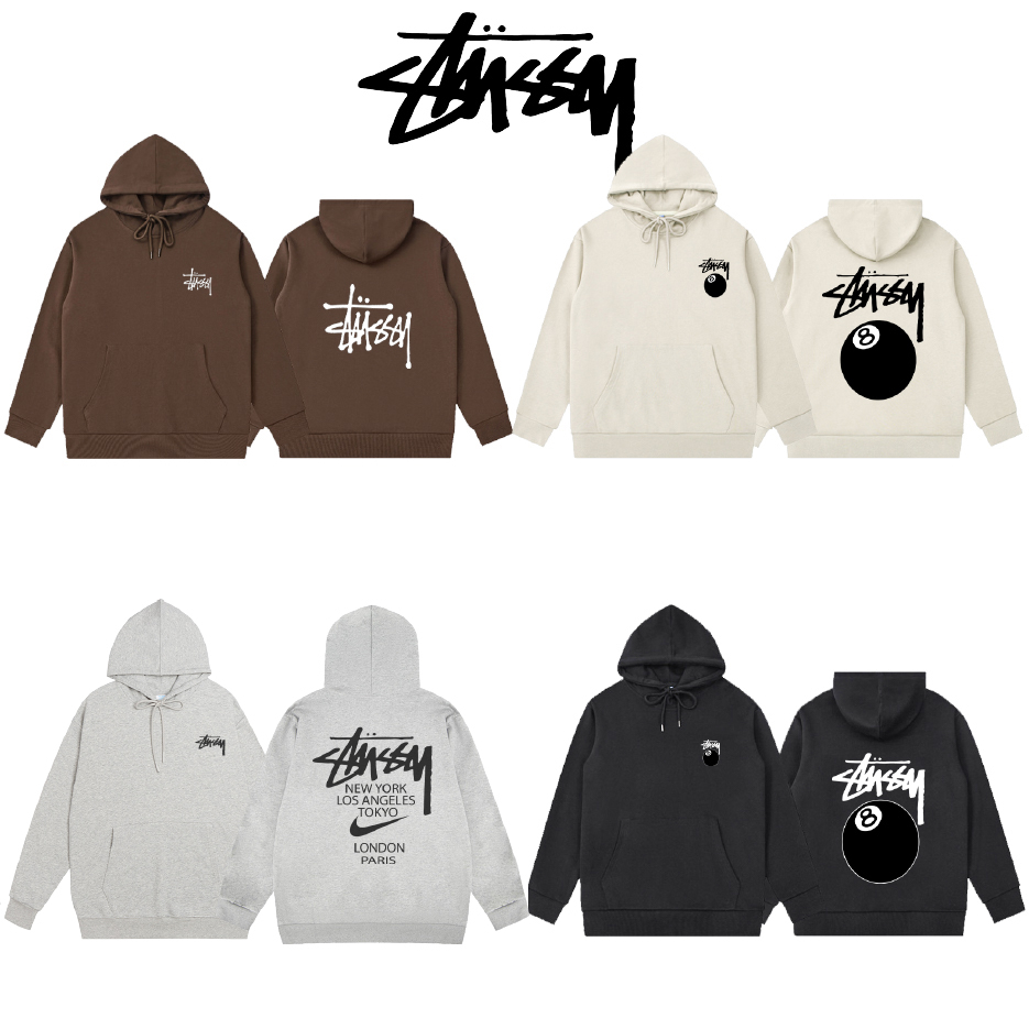 Ao hoodie stussy nam n unisex fom r ng local brand Ch t N Bong M 2 L p Day D n co sweater c tron L66
