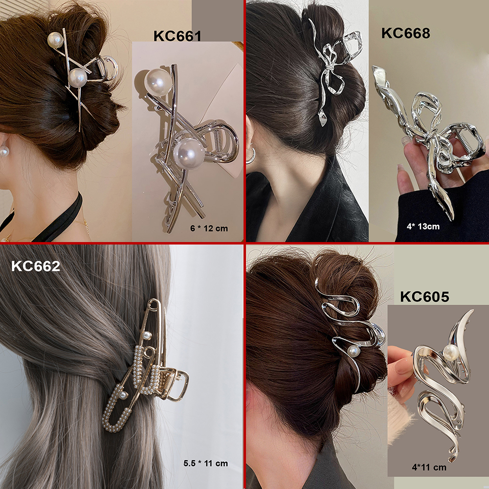 Mô tả GOTI - Kẹp Càng Cua Nhiều Mẫu Hottrend Quà Tặng Cho Nữ 20/10 8/3 - Phụ Kiện Tóc Nữ Thời Trang KC631 - 8