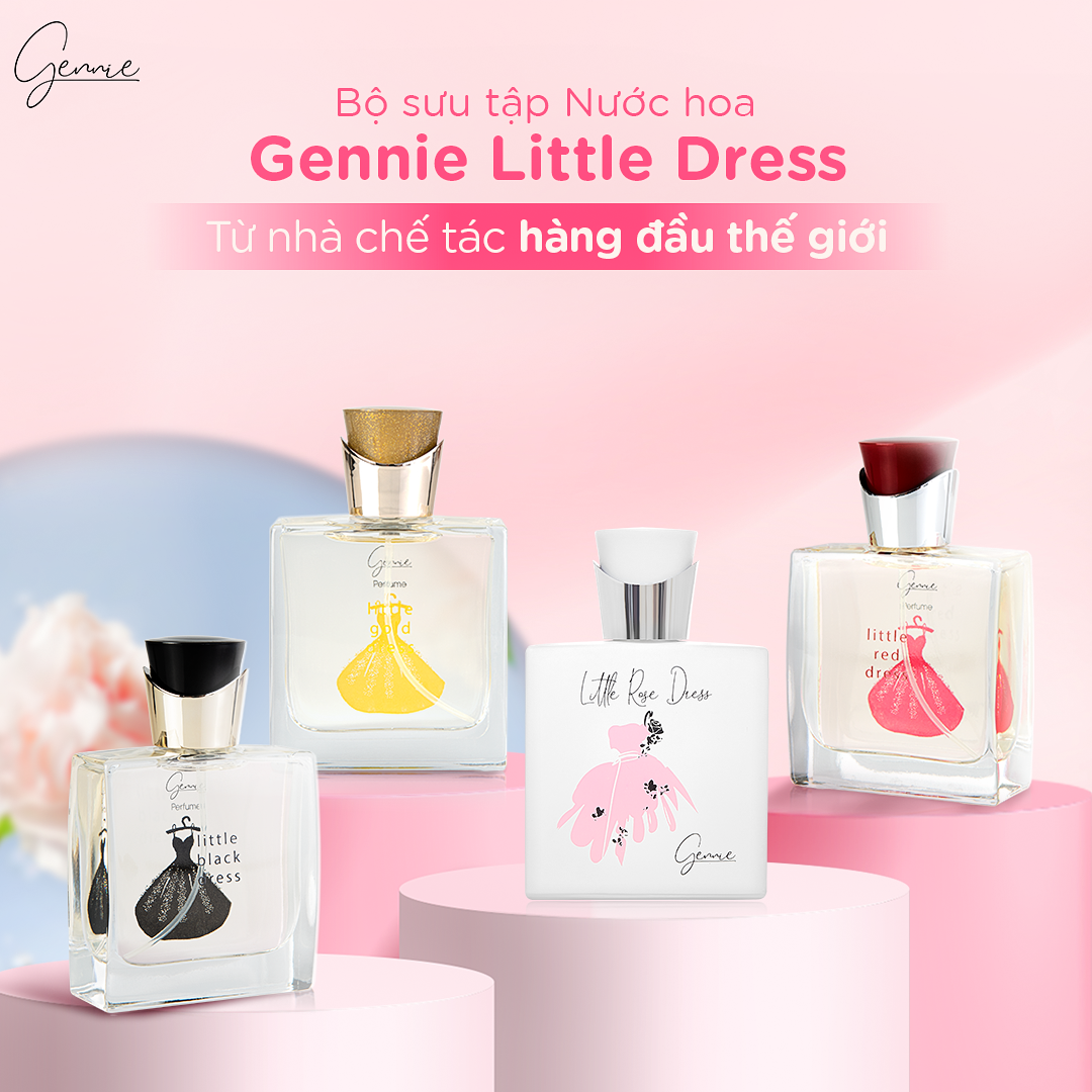 Mô tả Nước Hoa Nữ Gennie Little Dress hương thơm ngọt ngào, thời thượng 50ml - 2