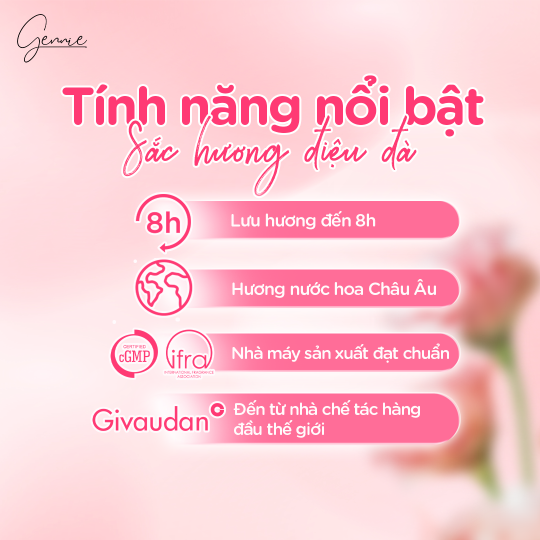 Mô tả Nước Hoa Nữ Gennie Little Dress hương thơm ngọt ngào, thời thượng 50ml - 7