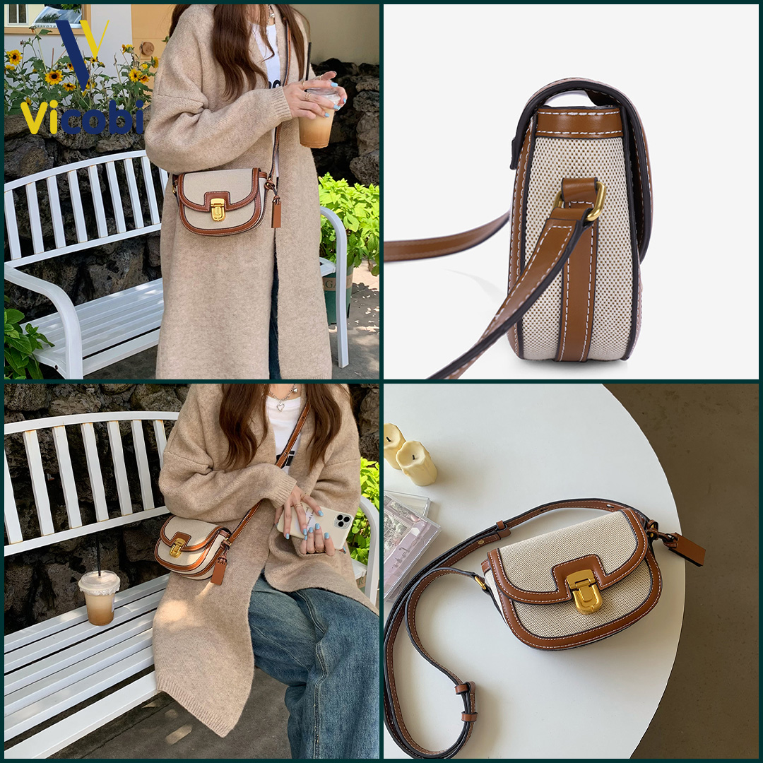 Túi đeo chéo nữ Katy Vicobi C2 phối đồ