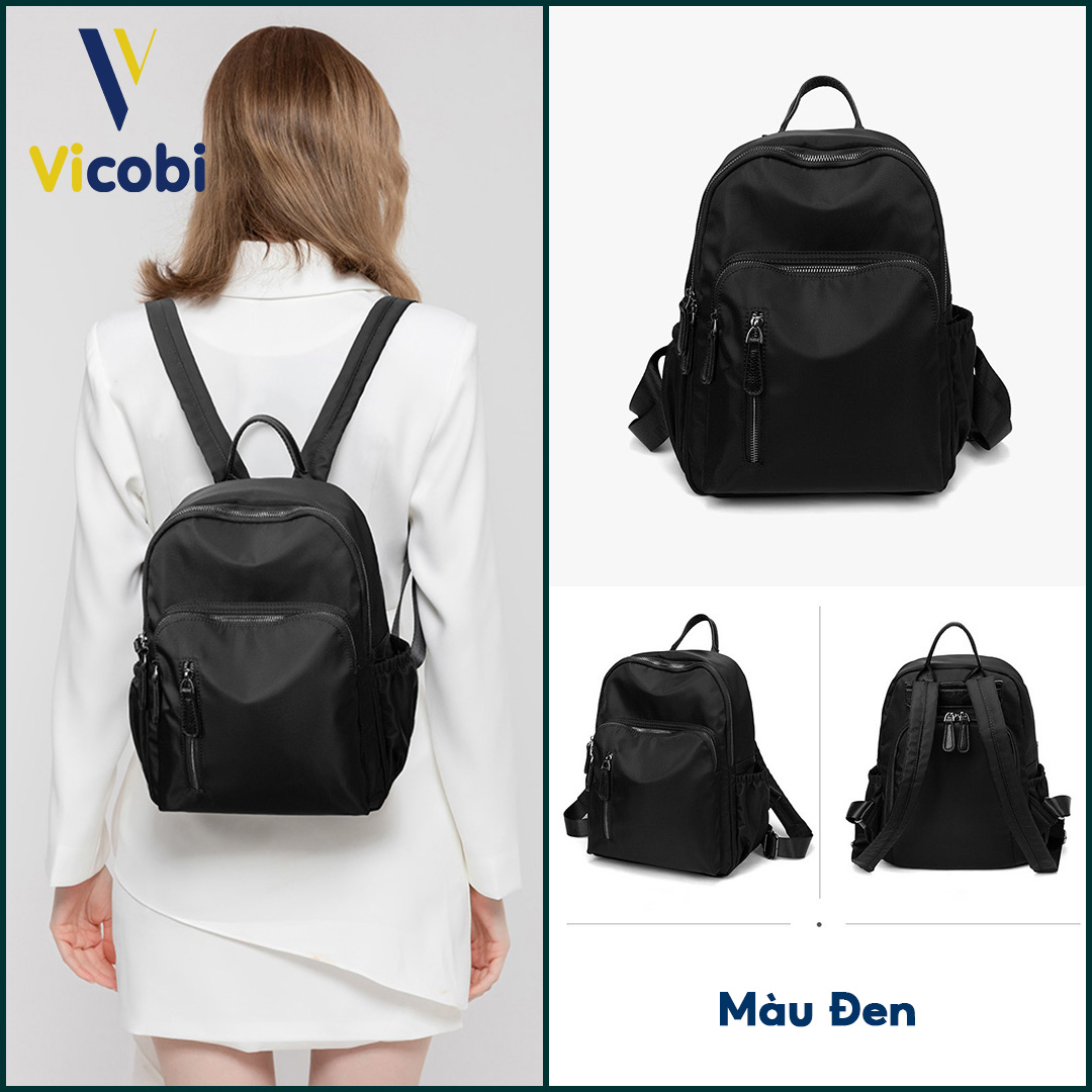 Mô tả Balo nữ vải Oxford Bally Vicobi B5, loại nhỏ gọn tiện dụng. - 8