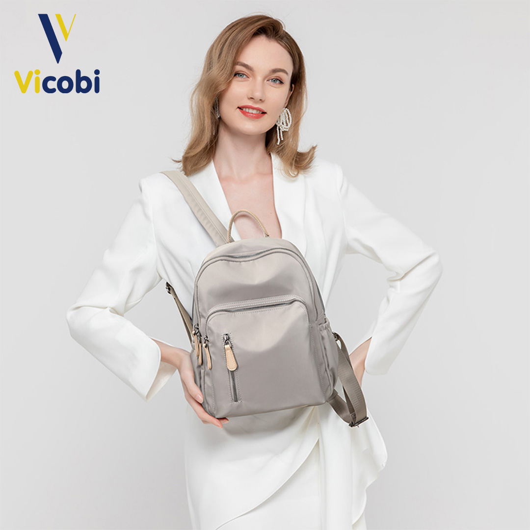 Mô tả Balo nữ vải Oxford Bally Vicobi B5, loại nhỏ gọn tiện dụng. - 12