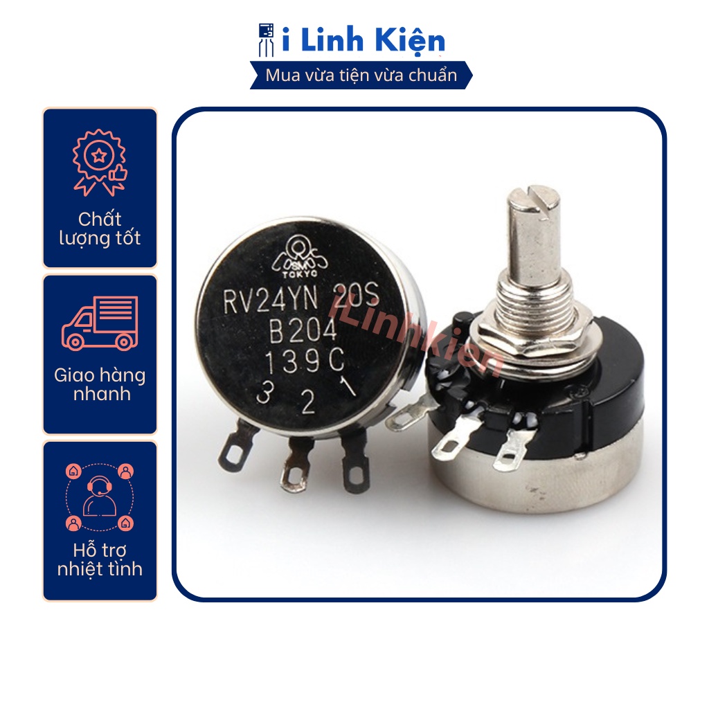 Chiết áp đơn 200K TOCOS RV24YN 20S B204 | Shopee Việt Nam