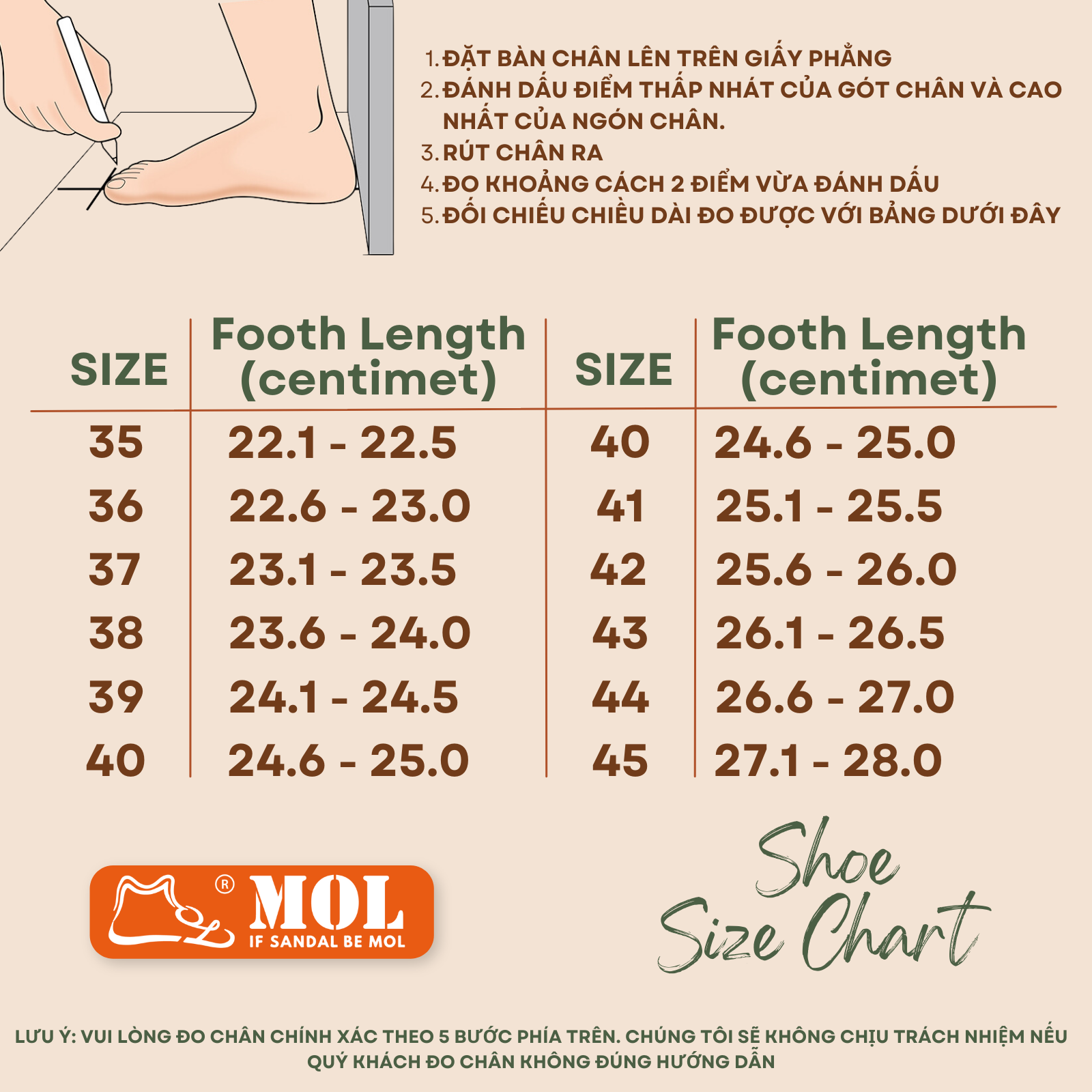 Mô tả Sandal nữ MOL 3 quai ngang MS1801Be màu hồng phấn - 10