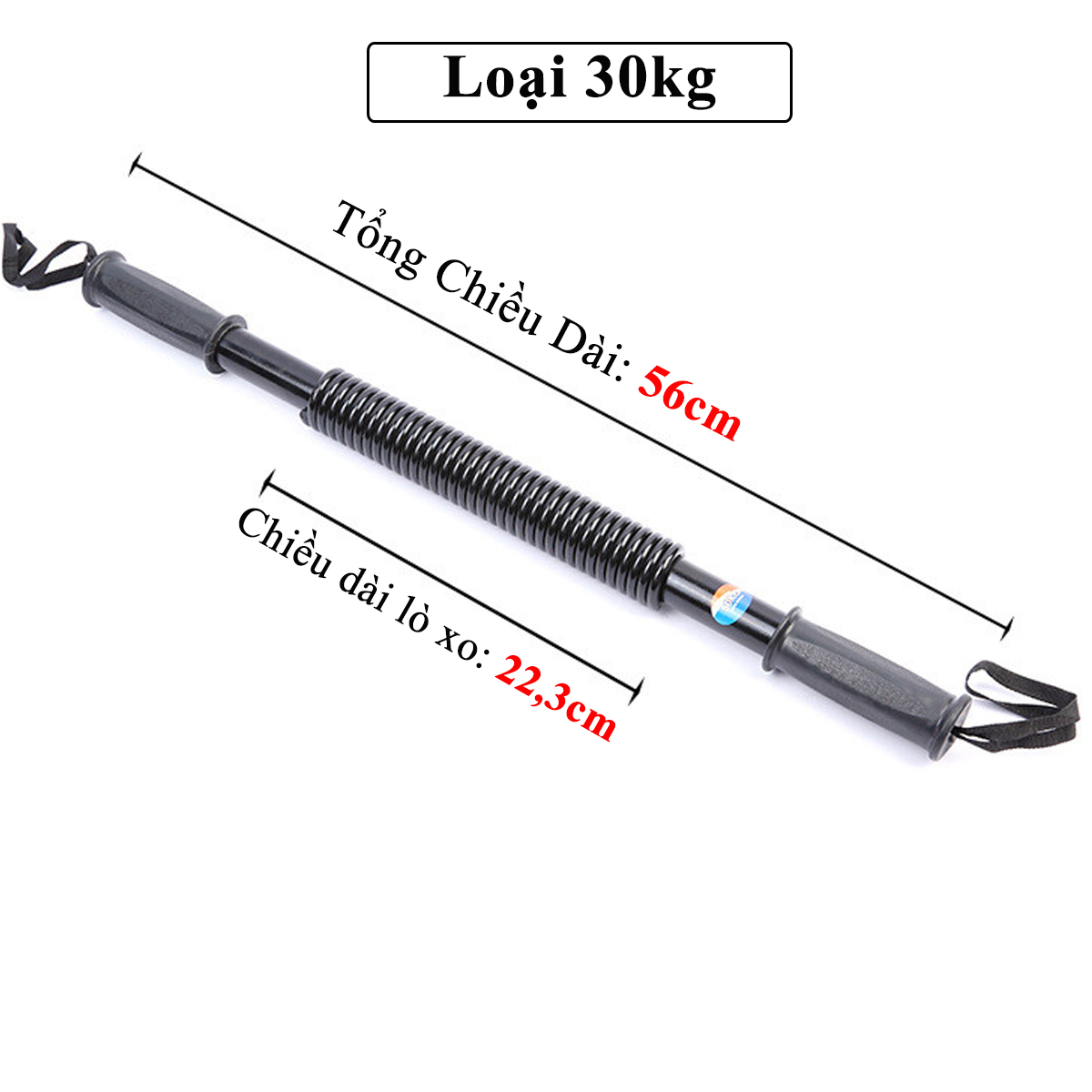 Mô tả Combo Gậy Bẻ Lò Xo 30kg + Kìm Bóp Tay Đếm Số + Dây Nhảy Lõi Thép, Thanh Lò Xo 30kg Kháng Lực Chính Hãng Amalife - 2