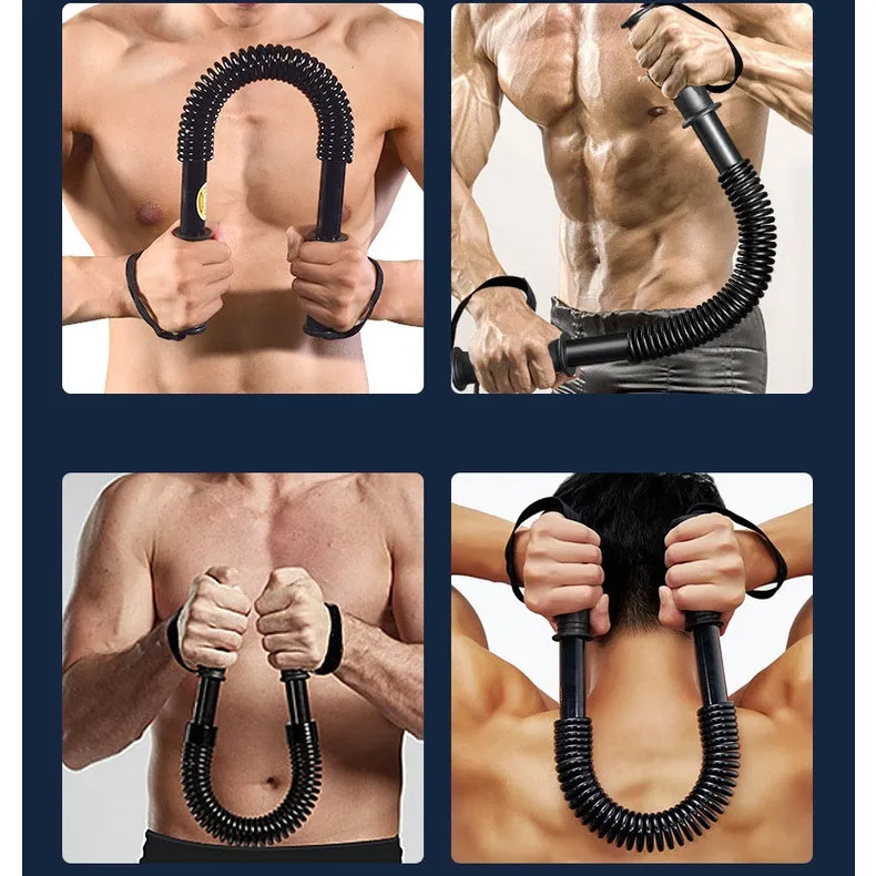Mô tả Combo Hot Gậy Bẻ Lò Xo 60kg + Kìm Bóp Tay Đếm Số + Dây Nhảy Lõi Thép, Thanh Lò Xo 60kg Kháng Lực Chính Hãng Amalife - 8