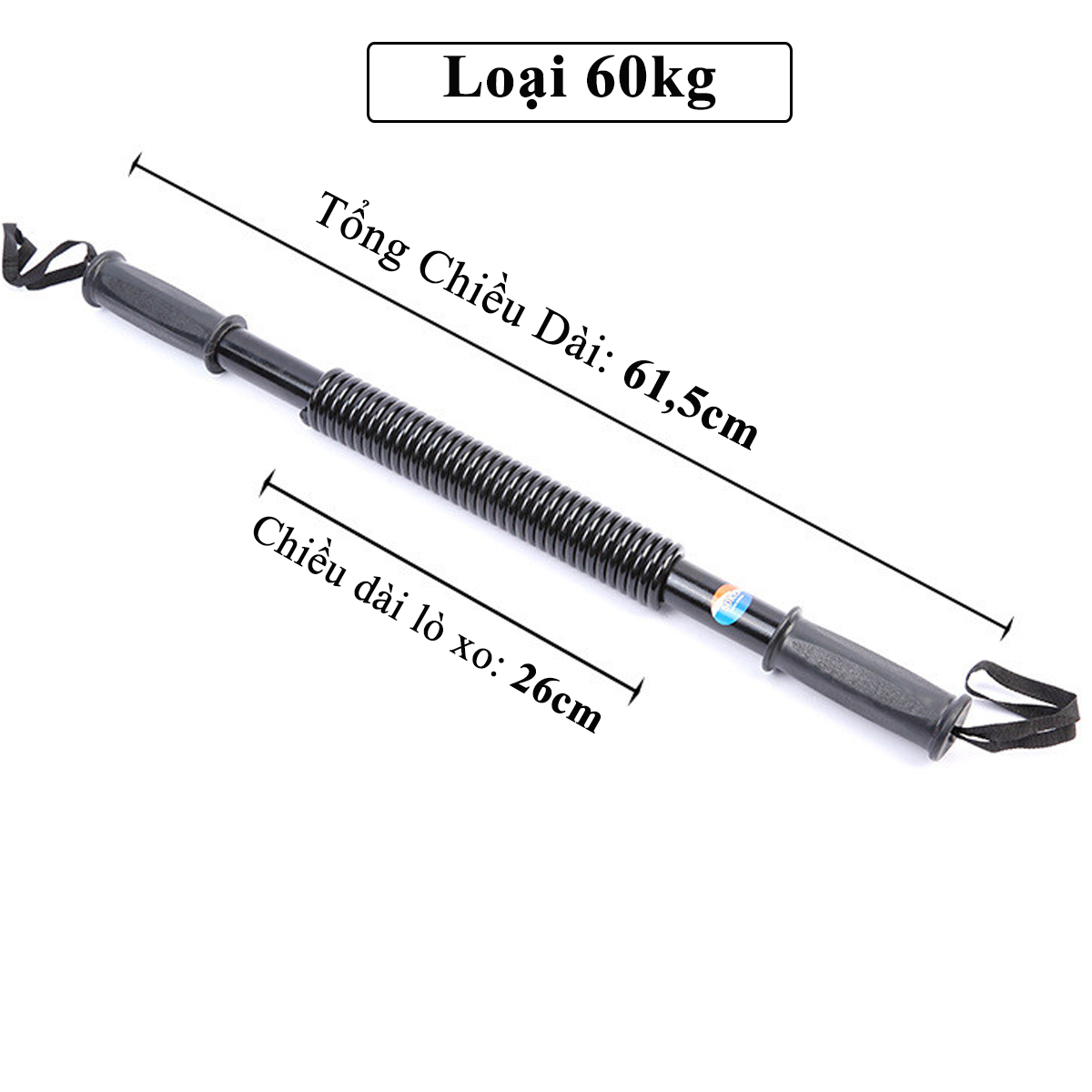 Mô tả Combo Hot Gậy Bẻ Lò Xo 60kg + Kìm Bóp Tay Đếm Số + Dây Nhảy Lõi Thép, Thanh Lò Xo 60kg Kháng Lực Chính Hãng Amalife - 2