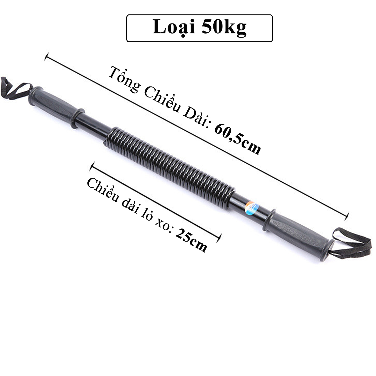 Mô tả Gậy Bẻ Lò Xo 50kg + Kìm Bóp Tay Đếm Số + Dây Nhảy Lõi Thép, Thanh Lò Xo 50kg Kháng Lực Combo Hot Chính Hãng Amalife - 2
