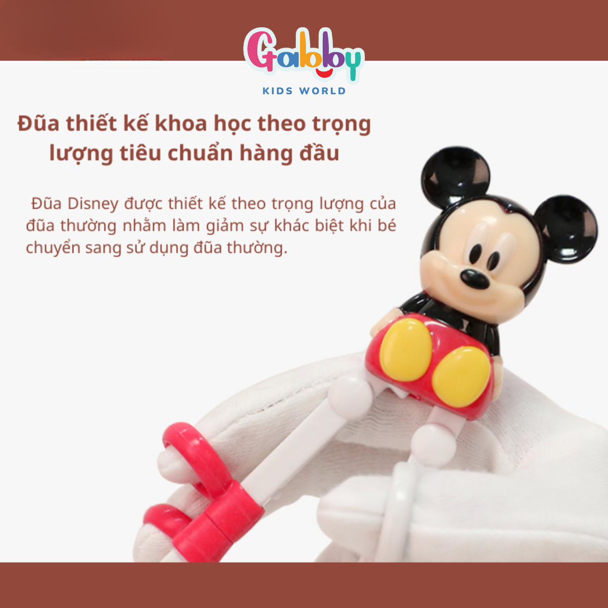 Mô tả Đũa Tập Ăn Cho Bé Nhân Vật Hoạt Hình Disney 3D (Spiderman/Captain/ Mickey/ Minnie/ McQueen/ Elsa...) - 3