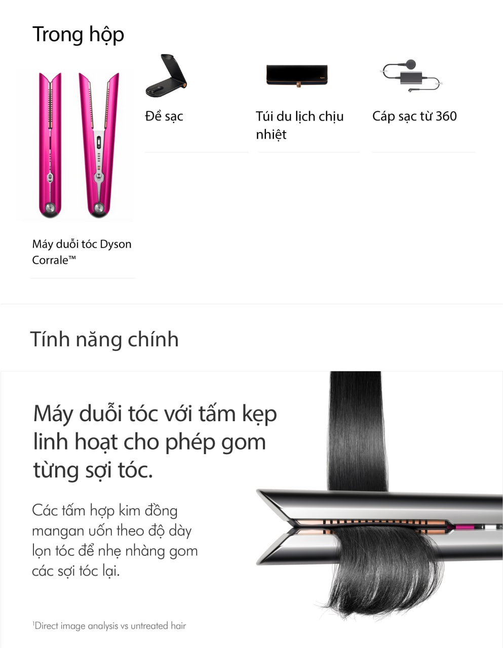 Máy duỗi tóc Dyson Corrale ™ HS07 (Hồng và Xám trắng) | Shopee Việt Nam