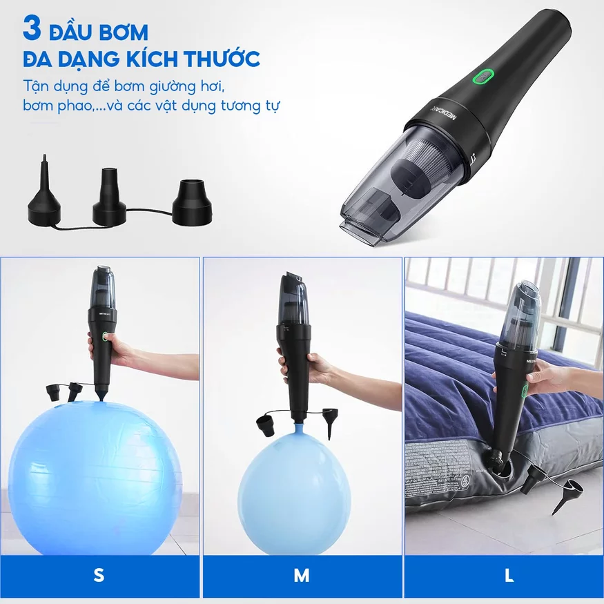 Máy hút bụi Medicar bơm hơi