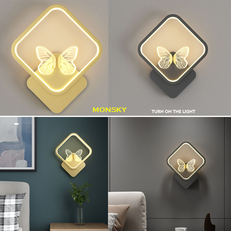 Mô tả Đèn tường MONSKY DERGI 3 chế độ ánh sáng kiểu dáng độc đáo, sang trọng ánh sáng vàng dịu nhẹ đẹp mắt (Video thật) - 2