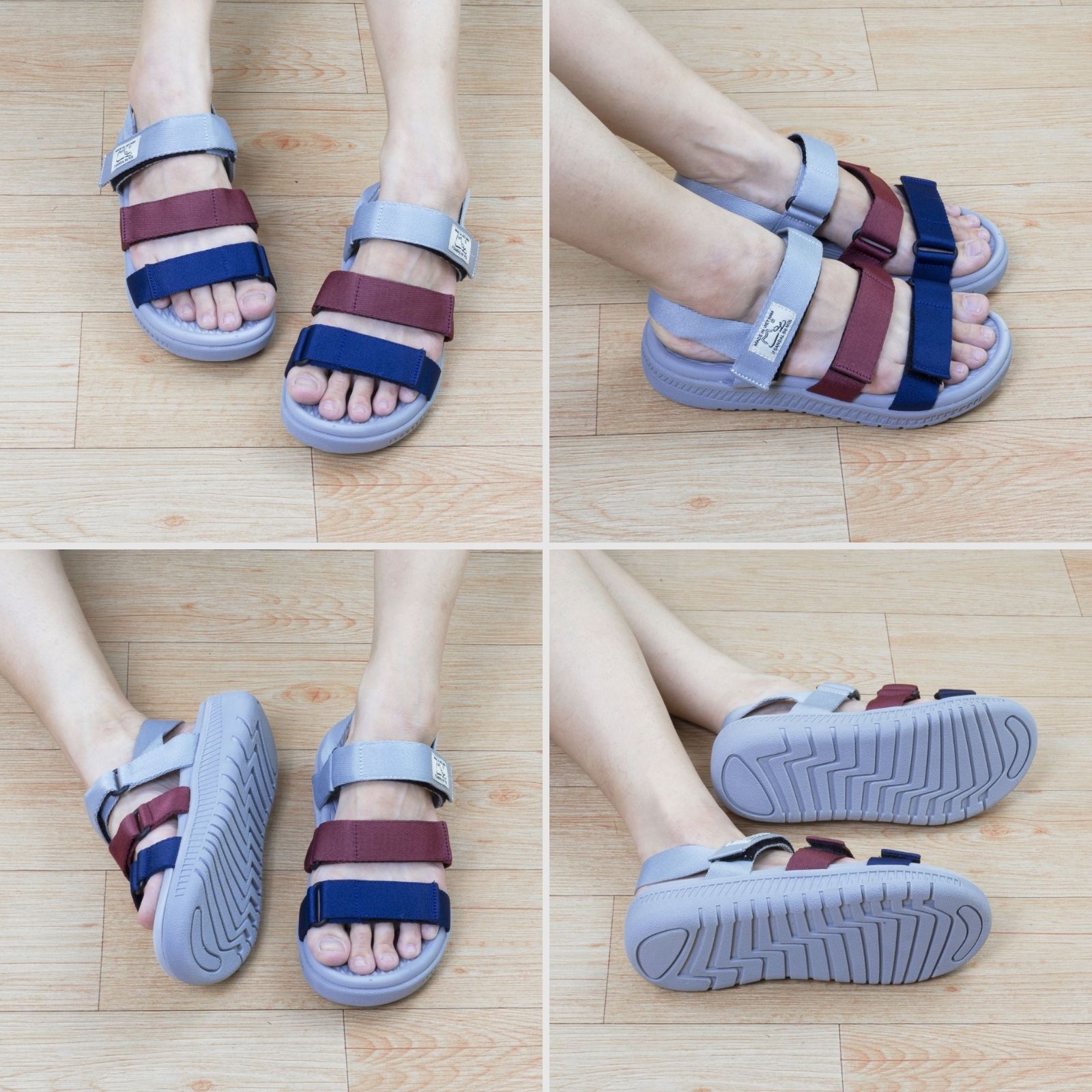 Mô tả Sandal MOL Zenstep nam nữ unisex MS4BB 3 quai ngang ( Form nhỏ, khách lưu ý lấy tăng 1 size) - 7