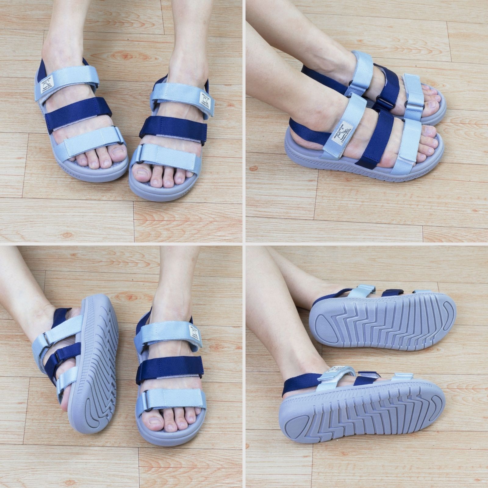 Mô tả Sandal MOL Zenstep nam nữ unisex MS4BB 3 quai ngang ( Form nhỏ, khách lưu ý lấy tăng 1 size) - 9
