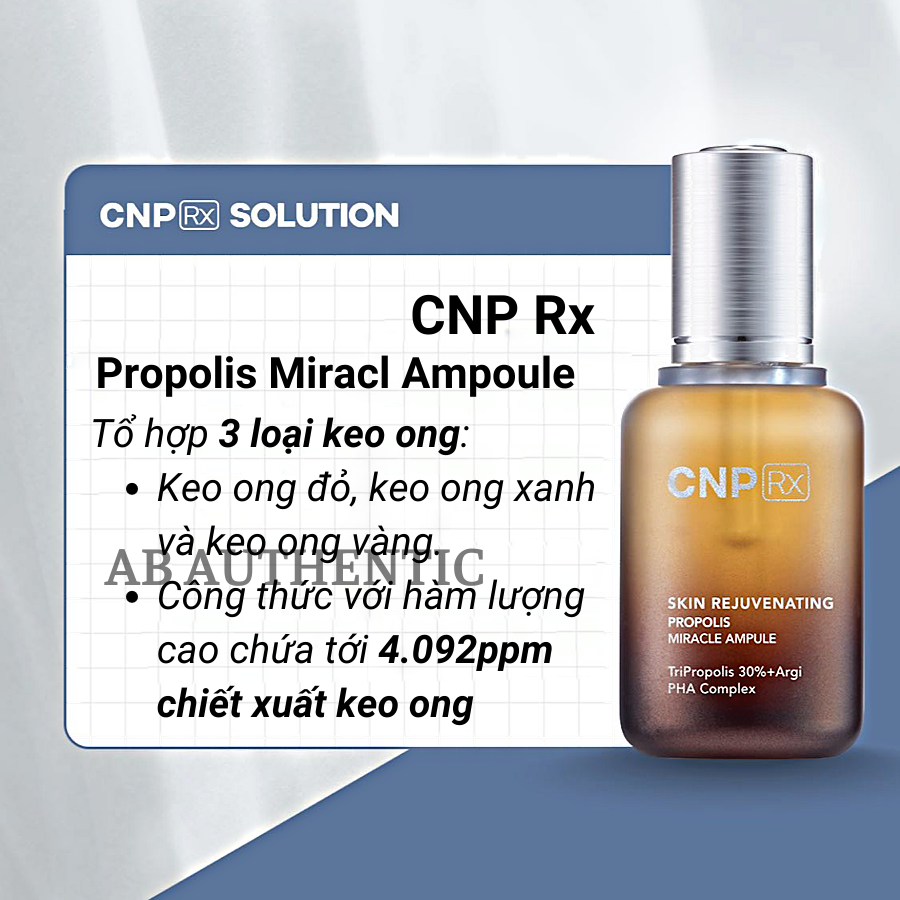 Tinh chất keo ong CNP Rx Skin Rejuvenating tái tạo, phục hồi và trẻ hóa ...