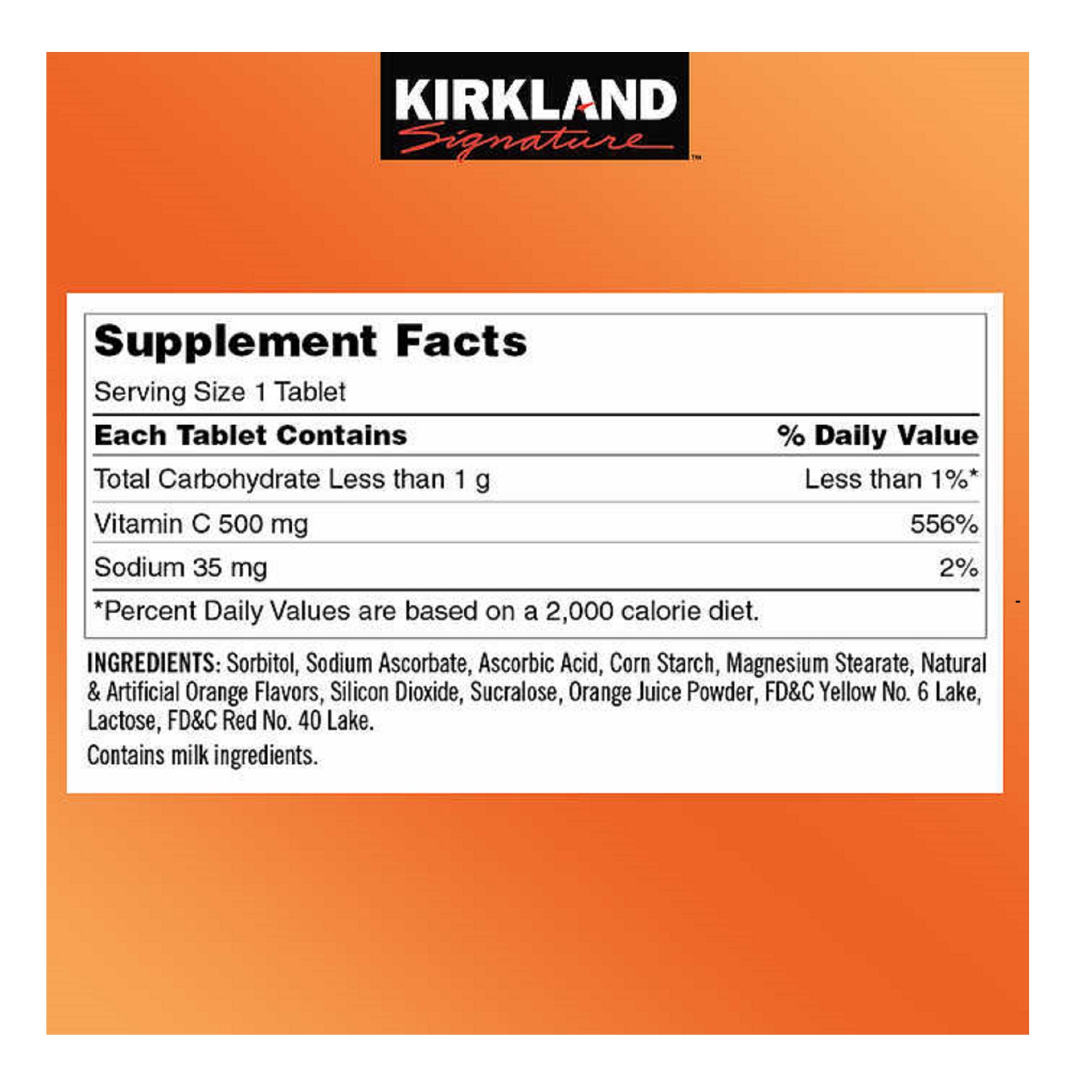 Mô tả Viên vitamin c Kirkland Signature 1000mg sáng da chống lão hóa hộp 500 viên extaste - 3
