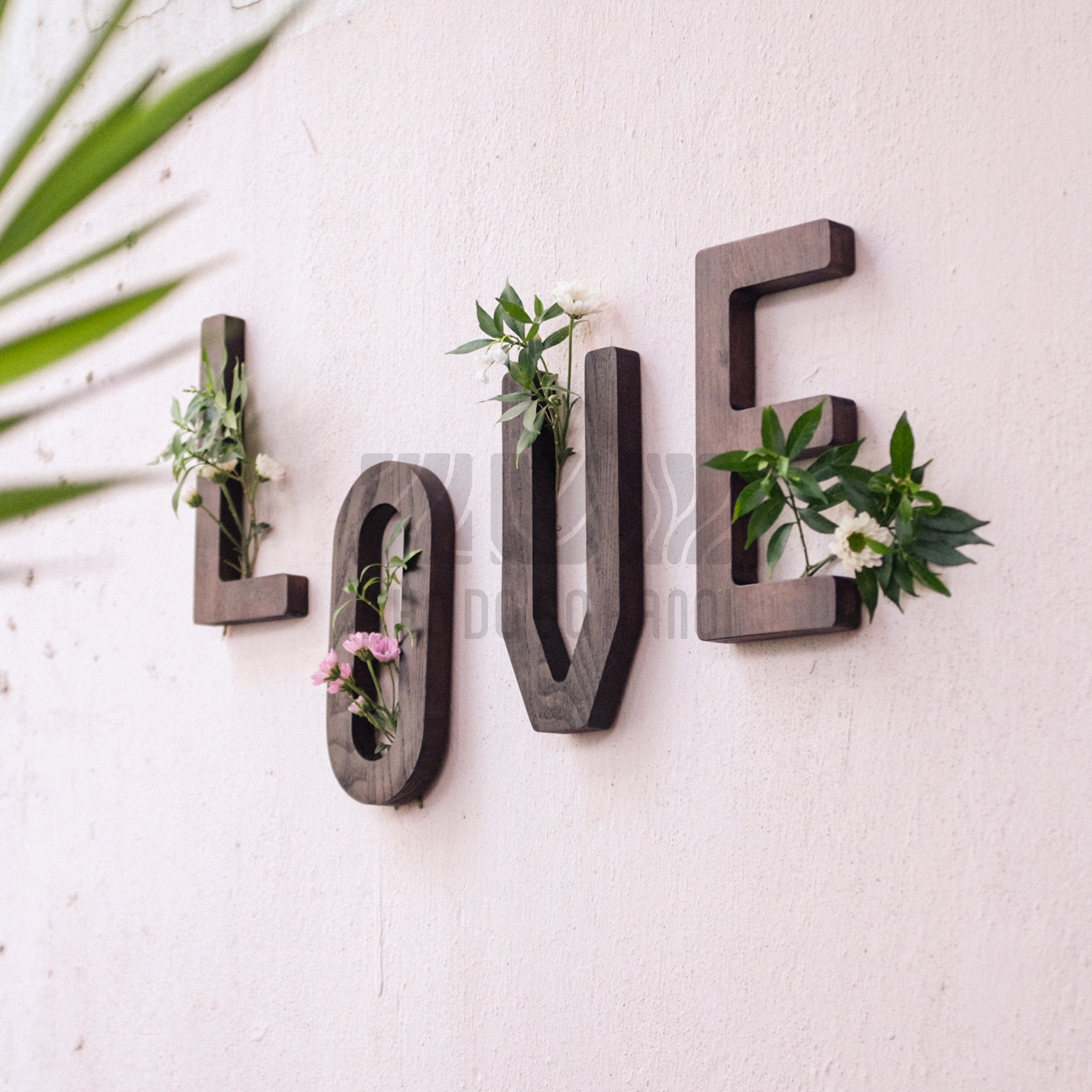 Chữ gỗ, chữ gỗ trang trí, chữ dán tường, chữ dán decor size 20cm chất ...