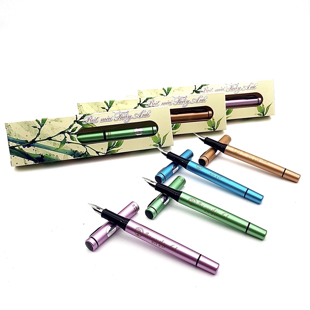 Mô tả Bút mài thầy ánh SH081 dòng bút calligraphy ngòi S không gỉ, nét chữ thanh mảnh - Nhà Sách Tâm An - 2