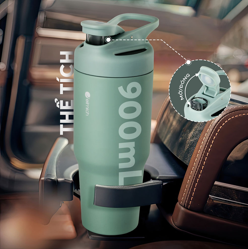 Mô tả Cốc giữ nhiệt inox 304 Elmich EL8309 dung tích 900ml - 5