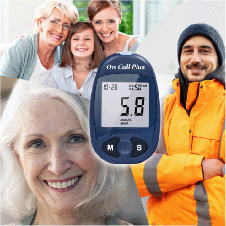 Mô tả Máy đo đường huyết ACON On Call Plus – 01 Bộ - 1