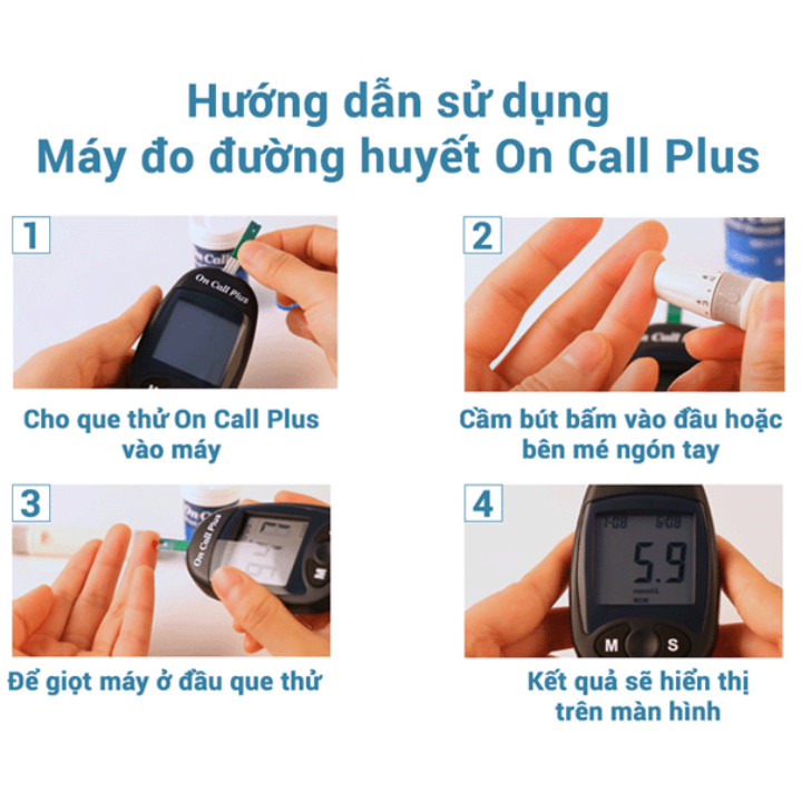 Mô tả Máy đo đường huyết ACON On Call Plus – 01 Bộ - 4