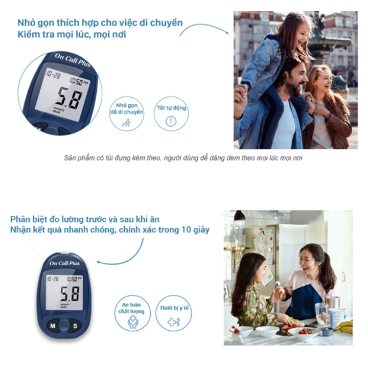 Mô tả Máy đo đường huyết ACON On Call Plus – 01 Bộ - 2