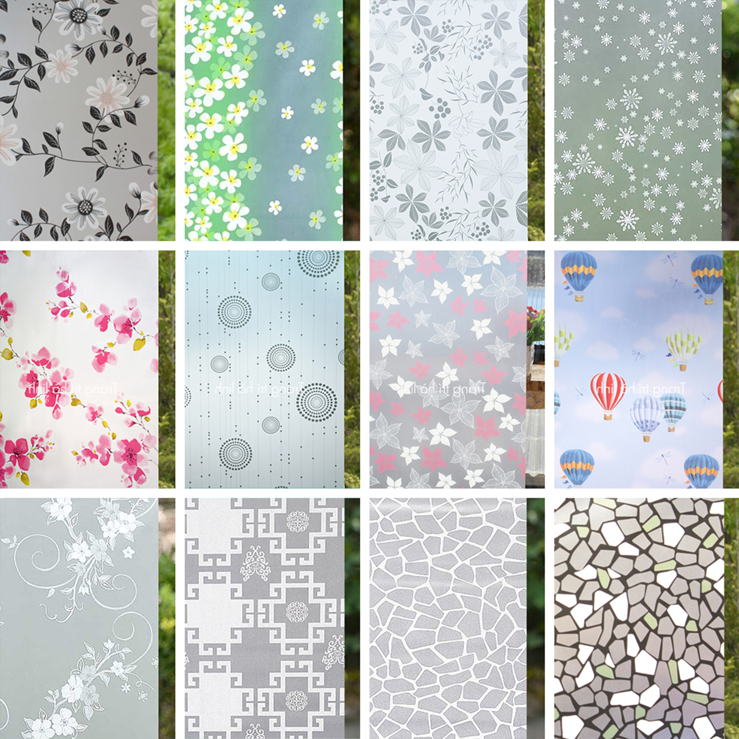 Giấy dán kính mờ cửa sổ phòng ngủ nhà tắm chống nhìn trộm, decal dán ...