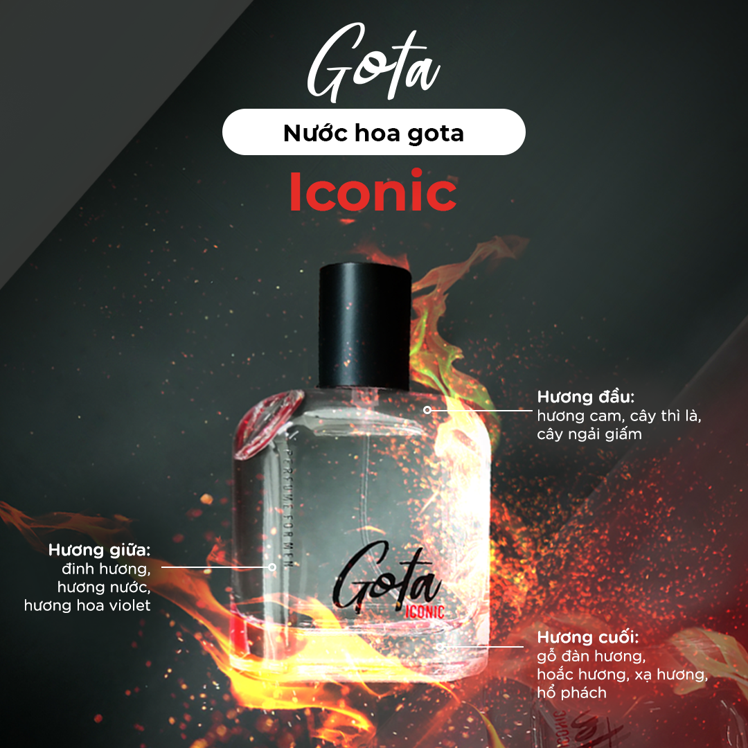 Mô tả Nước Hoa Nam Gota hương thơm mạnh mẽ, nam tính chính hãng 50ml - 5