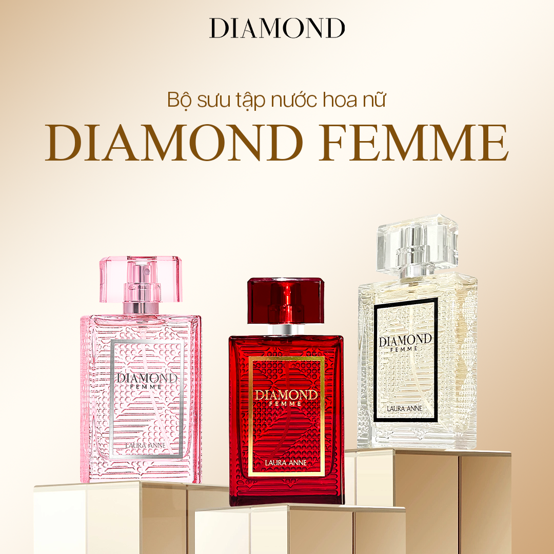 Mô tả Nước Hoa Nữ Diamond Femme hương sang trọng, quyến rũ 45ml - 1