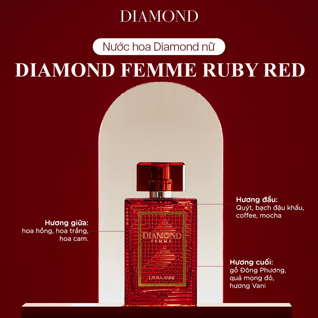 Mô tả Nước Hoa Nữ Diamond Femme hương sang trọng, quyến rũ 45ml - 4