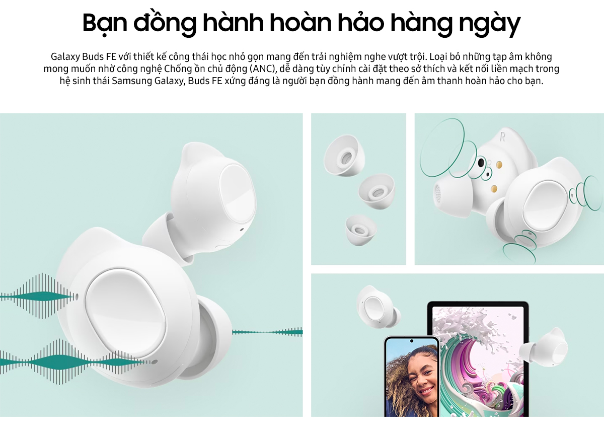 Mô tả Tai nghe Samsung Galaxy Buds FE Bluetooth - 3
