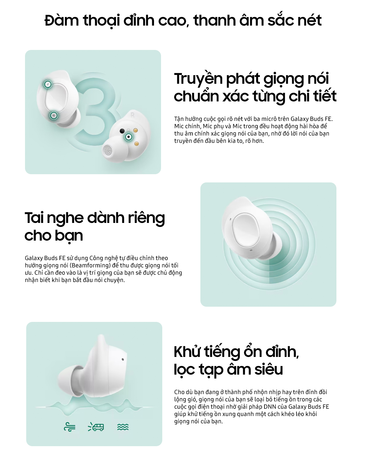 Mô tả Tai nghe Samsung Galaxy Buds FE Bluetooth - 9