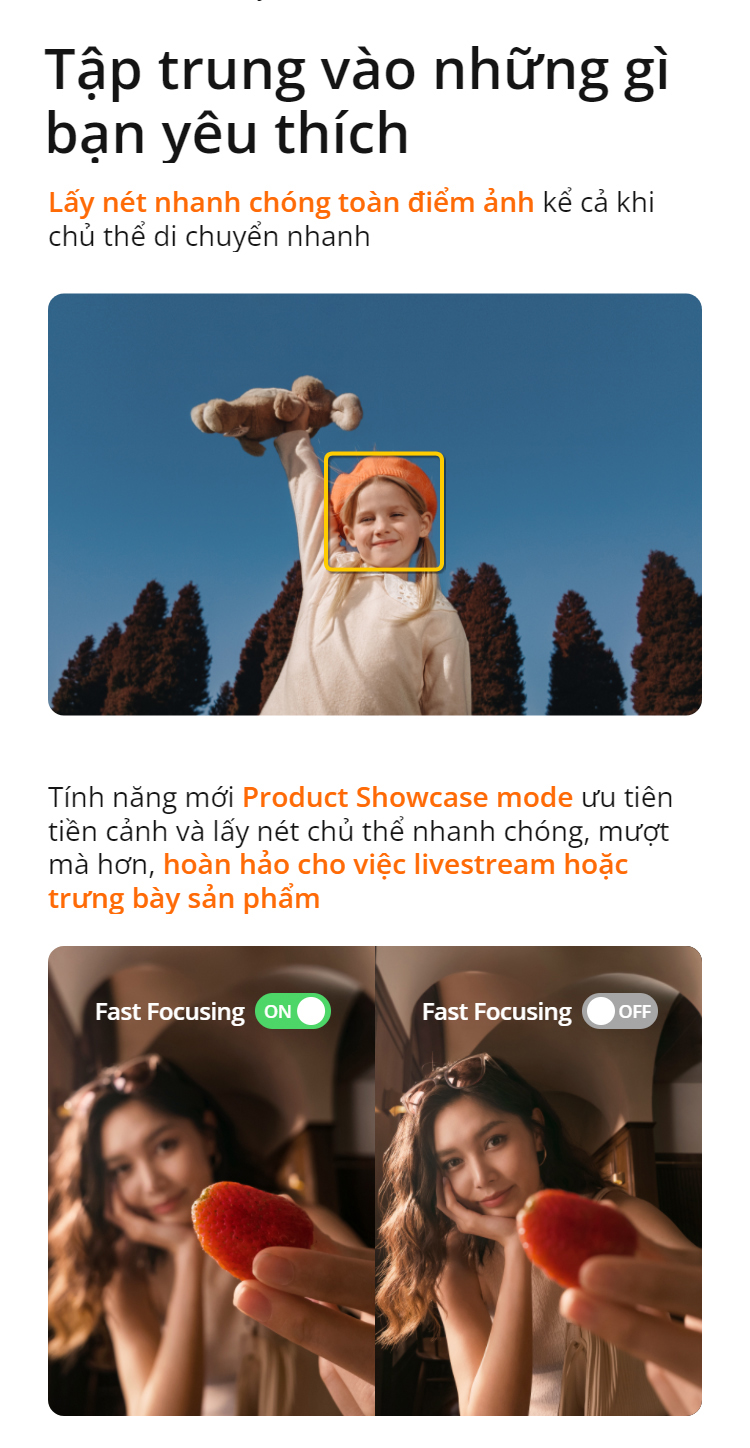 Mô tả Camera DJI Pocket 3 cầm tay bỏ túi nhỏ gọn, quay video vlog sắc nét 4K 120fps (DJI OP 3) - 8