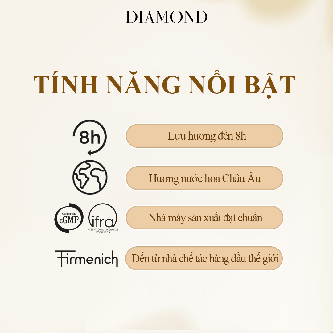 Mô tả Nước Hoa Nam Diamond Homme hương thơm nam tính, sang trọng 45ml - 5
